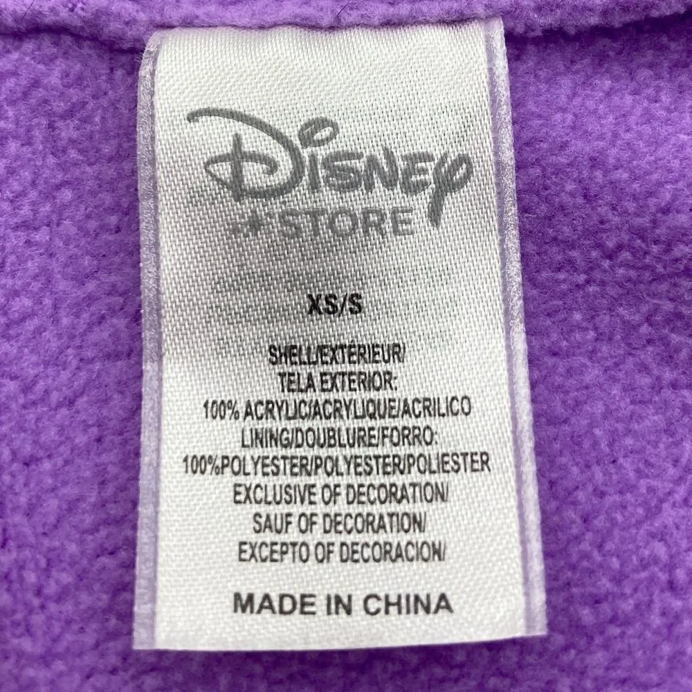 Disney Girl Purple Stripe Beanie XS/S Like New
